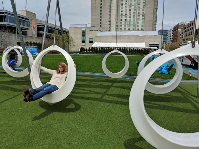 Stacey Sao | Lawn on D swings Boston