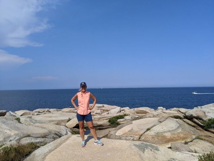 Stacey Sao at Halibut Point State Park Rockport MA