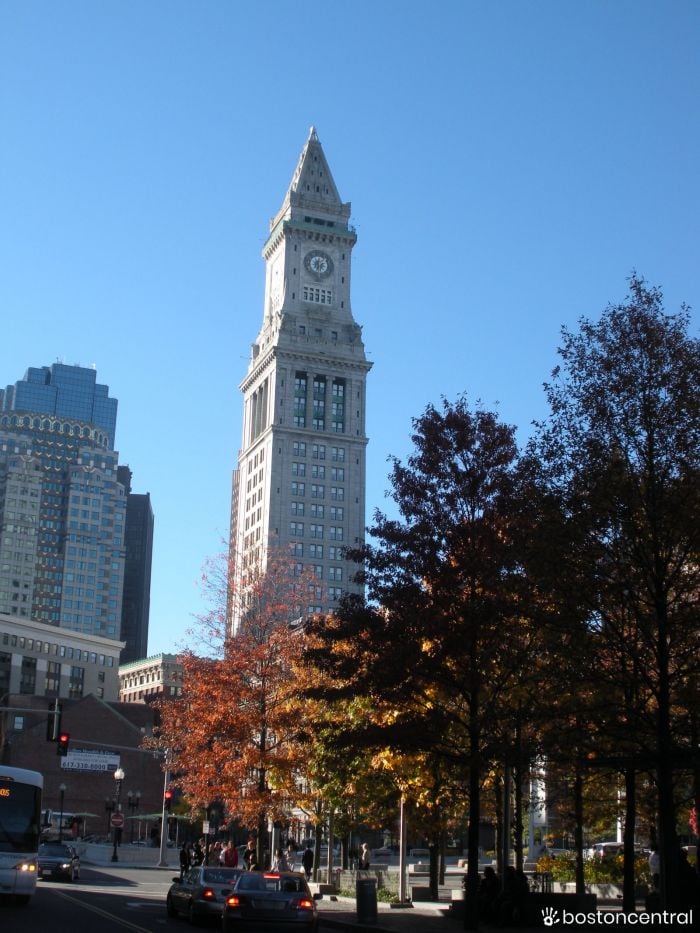 Customs House Clock Tower Boston