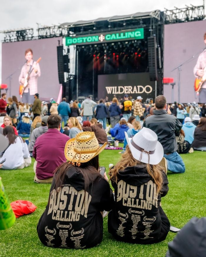 Wilderado plays the Green Stage at Boston Calling 2025 - Fans Watch