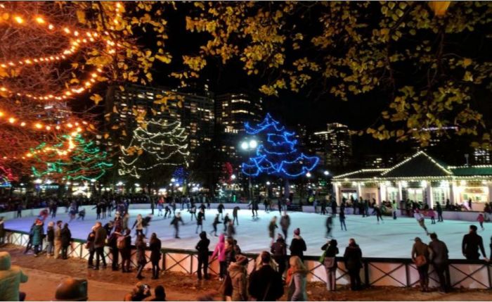 outdoor ice skating rink